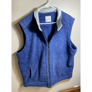 Tommy Bahama Men's Vest Blue Size 2XL Pockets